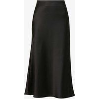 High-waisted bias-cut satin midi skirt | Selfridges