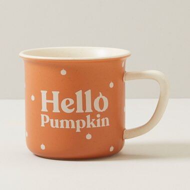 HELLO PUMPKIN CAMP MUG | Indigo (CA)