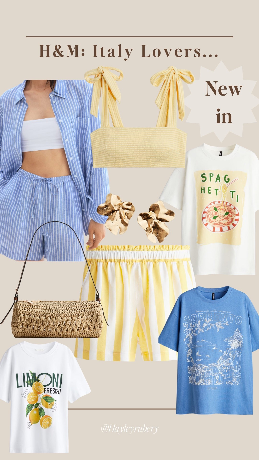 H&M new in: Italy lovers 🍋 #HM 

#LTKuk #LTKsummer #LTKspring