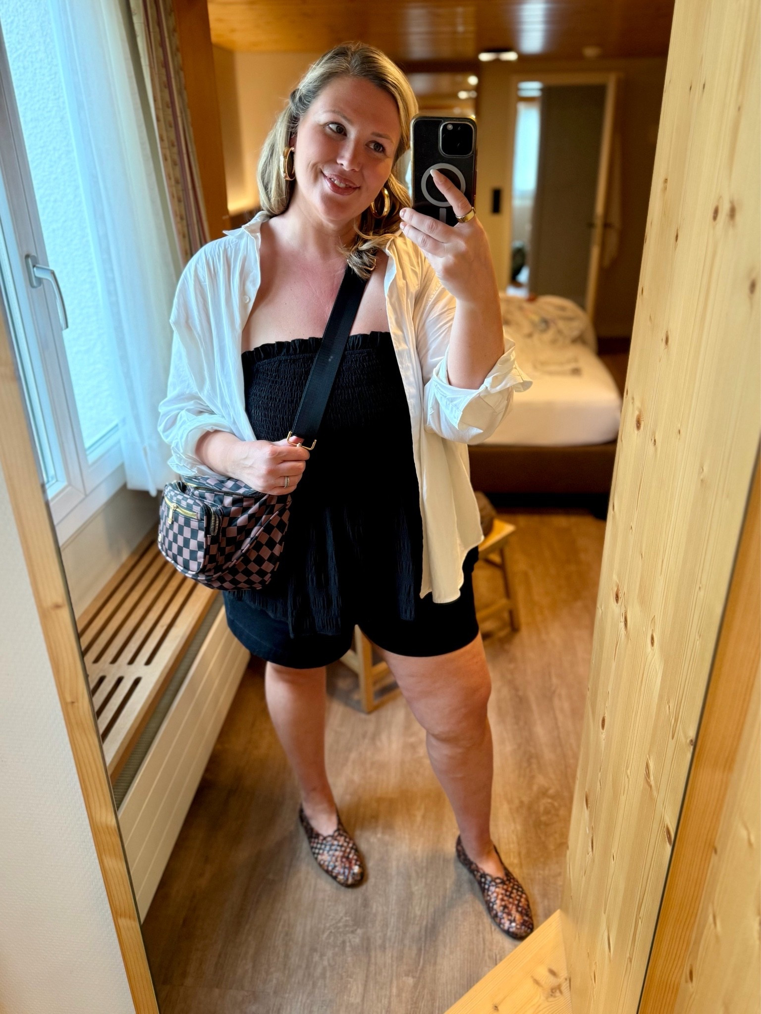 Button down is a 2X, too is a 3X, shirts are 2X. Plus size, outfit inspo, casual outfit, apron belly, mom life, vacation

#LTKSeasonal #LTKPlusSize #LTKMidsize