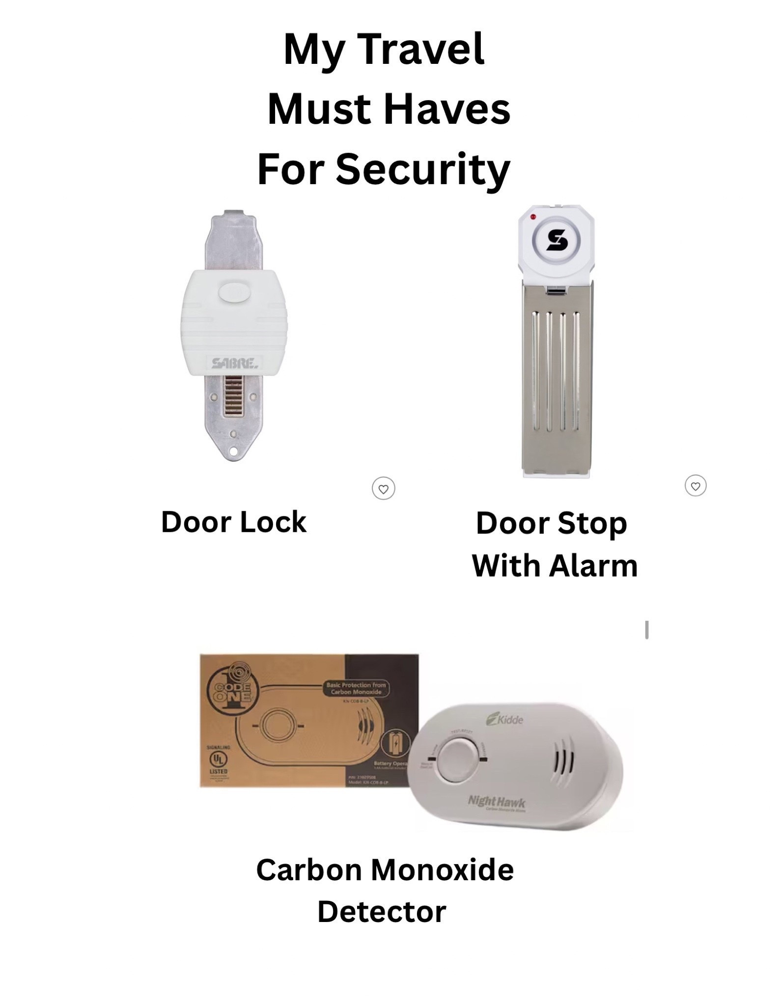I do not leave home without these items in my bag when I travel. It’s a nice extra layer of security for me and my family.

#LTKTravel