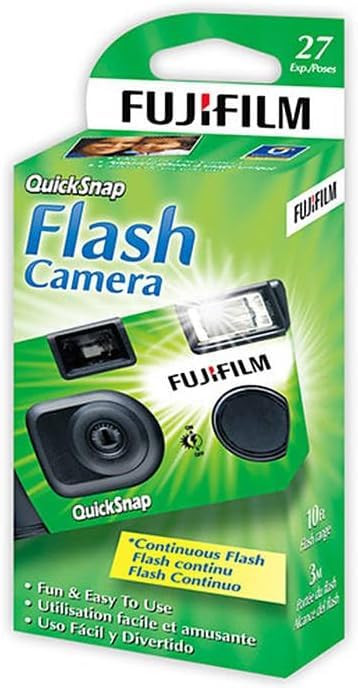 Fujifilm QuickSnap Flash 400 Disposable 35mm Camera • 4 Pack • 4 Hand Straps • 2 BluebirdSa... | Amazon (US)