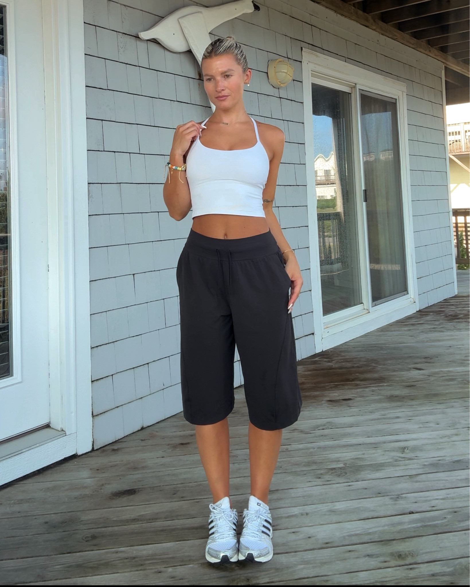 My favorite Athleisure all in one outfit 😭🩷👏🏼 best tank best shorts best walking shoes @adidas @lululemon

#LTKootd #LTKActive #LTKfitnessgoals