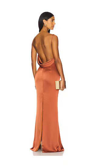 Melanie Dress in Auburn | Revolve Clothing (Global)