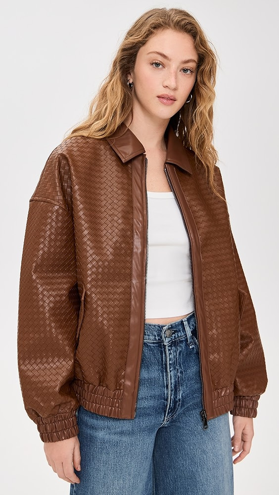 Kenny Woven Bomber Jacket | Shopbop