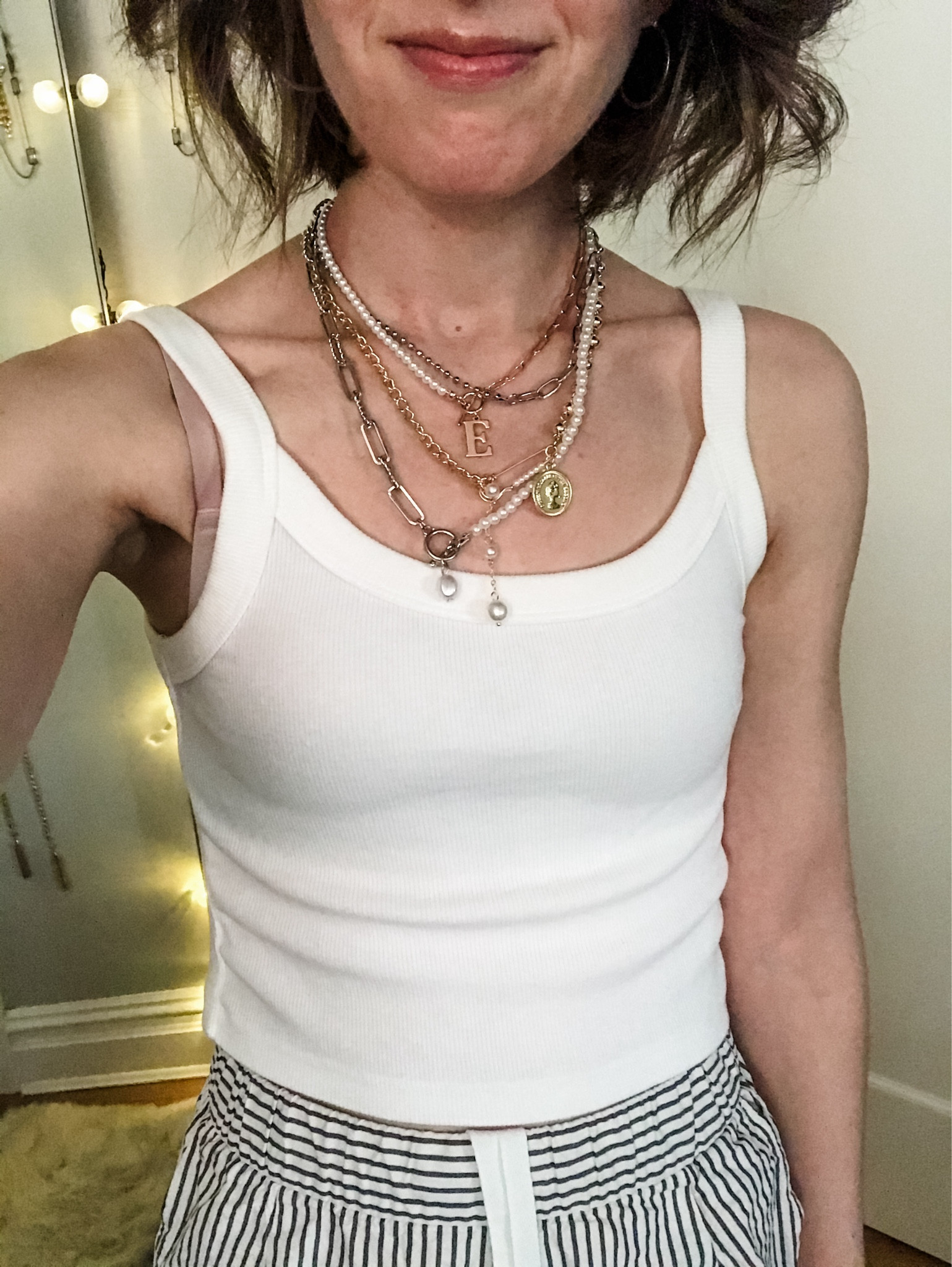 Tank: TTS
Shorts: TTS

Layering necklaces | Amazon necklaces 

#LTKStyleTip #LTKSaleAlert #LTKxPrimeDay