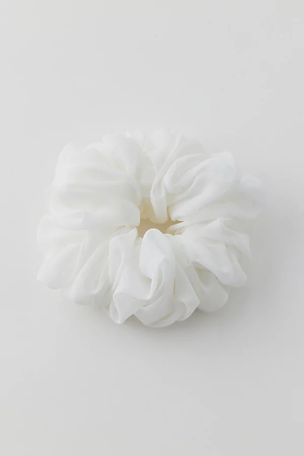 Oversized Chiffon Scrunchie in White, Women's at Urban Outfitters | Urban Outfitters (US and RoW)
