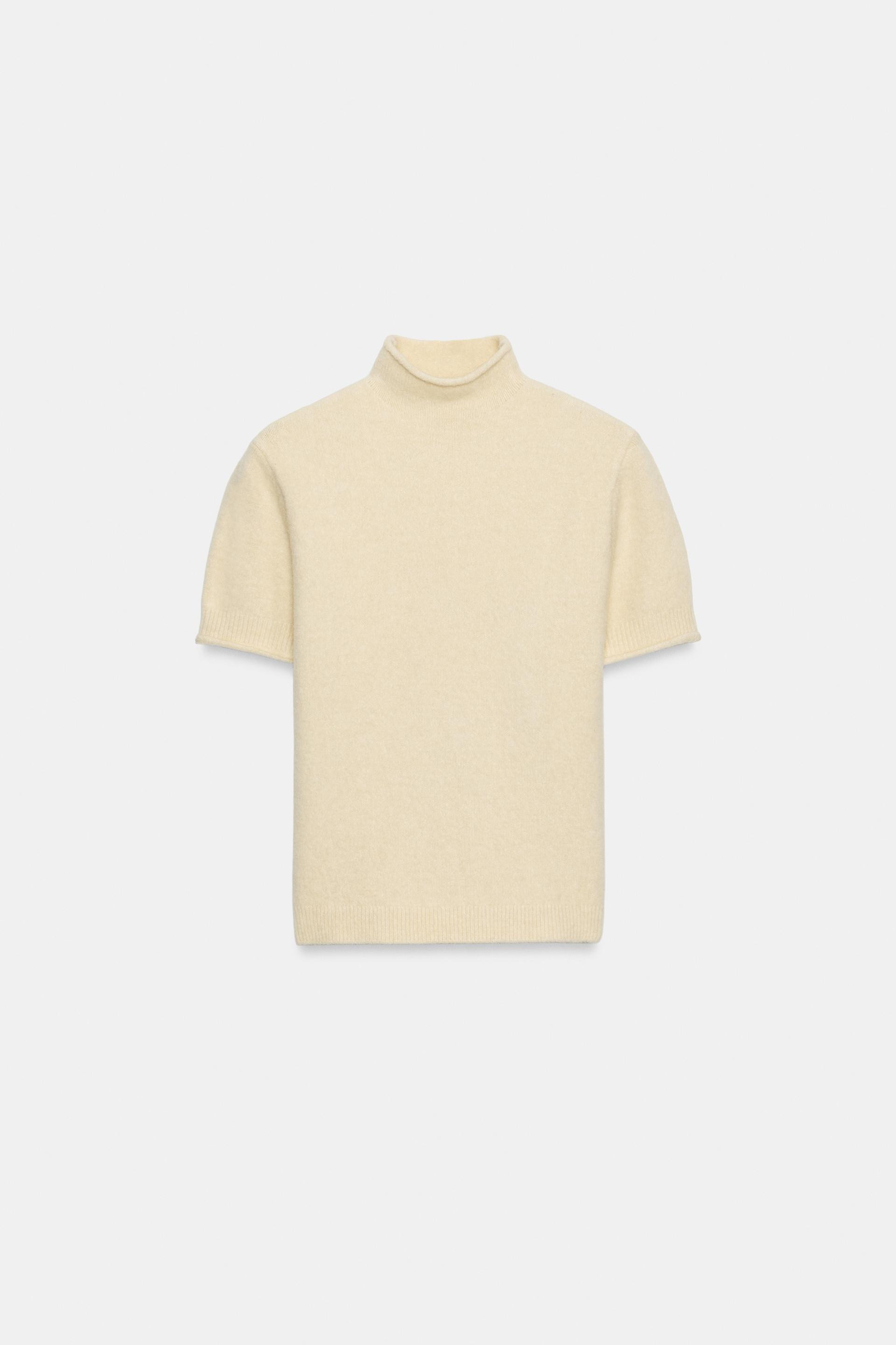 SOFT KNIT SHORT SLEEVE JUMPER | Zara UK