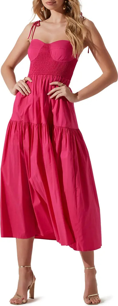 Tie Strap Smocked Bodice Sundress | Nordstrom Rack