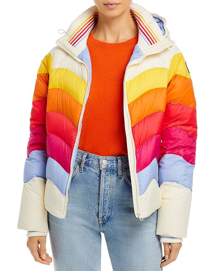 Color Blocked Puffer Jacket | Bloomingdale's (US)