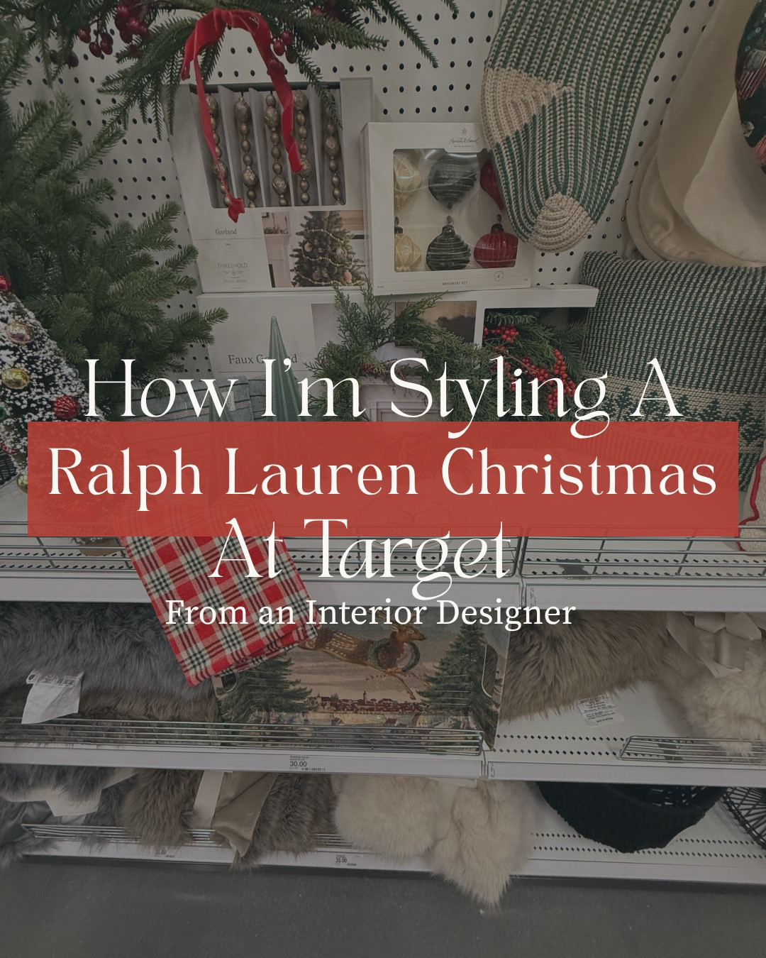 Turning Target finds into a Ralph Lauren–inspired Christmas 🎄✨

If you’ve been wanting that classic, collected, cabin-meets-country-club holiday look without the designer price tag… this is how I’m pulling it off.
Greenery with bows, vintage-inspired ornaments, layered accents, and textiles with character — these are the elements that make a RL Christmas feel timeless, cozy, and a little whimsical.



Ralph Lauren Christmas | classic holiday décor | whimsical home | cozy home ideas | designer inspo | modern vintage mix
#ralphlaurenchristmas #christmasdecor #holidaystyling #targetfinds #christmasinspo #designinspo #cozyhome #rutledgecollective