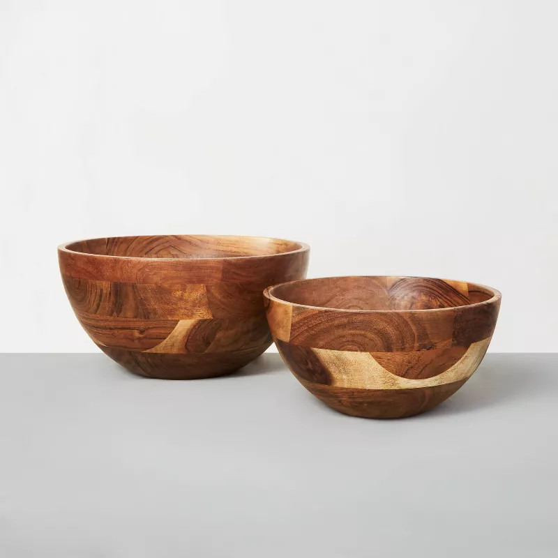 Acacia Wood Serving Bowl - Hearth & Hand™ with Magnolia | Target