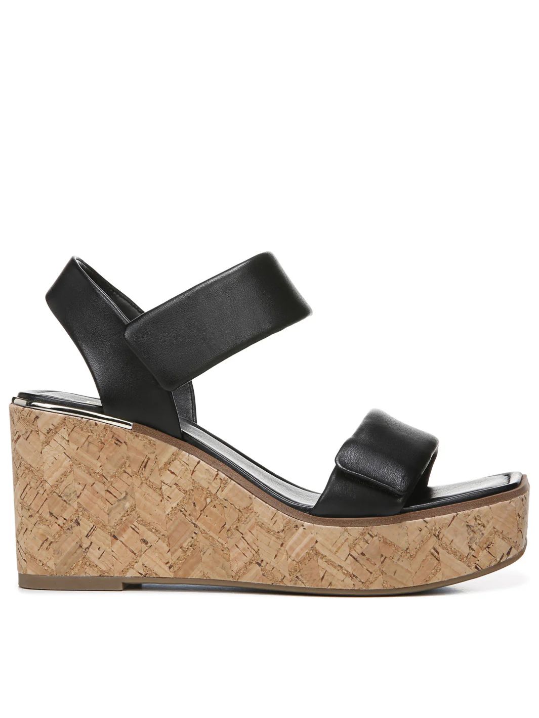 Franco Sarto Women's Sweety Wedge Sandal in Black 8 M Lord & Taylor | Lord & Taylor