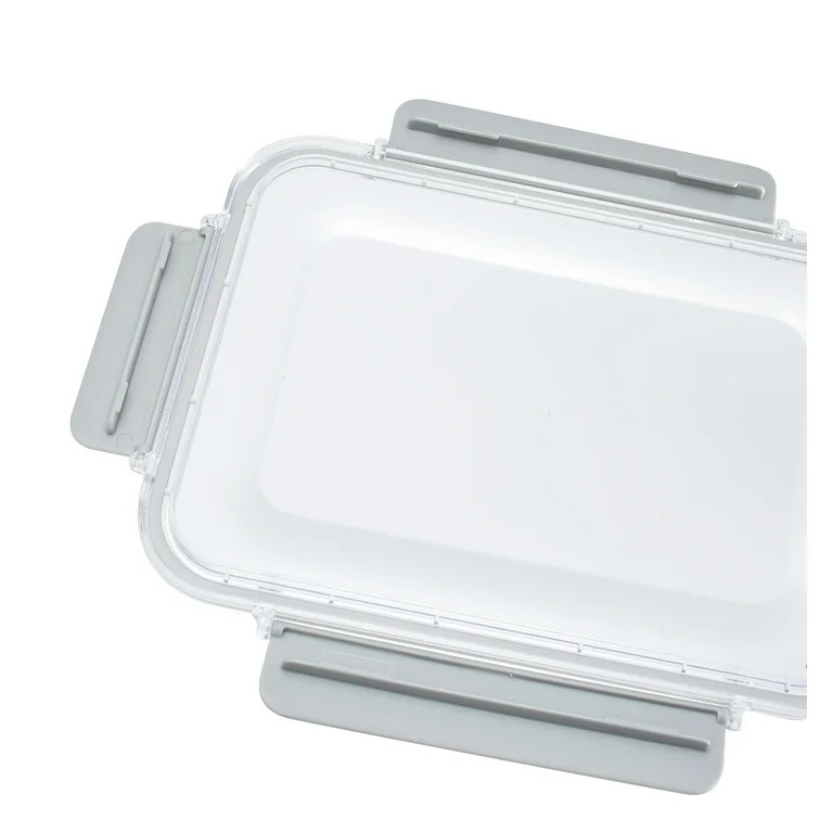 Mainstays 5 Pack Tritan Food Storage Container, Clear with Soft Silver Latches, 5 Sizes With Tota... | Walmart (US)