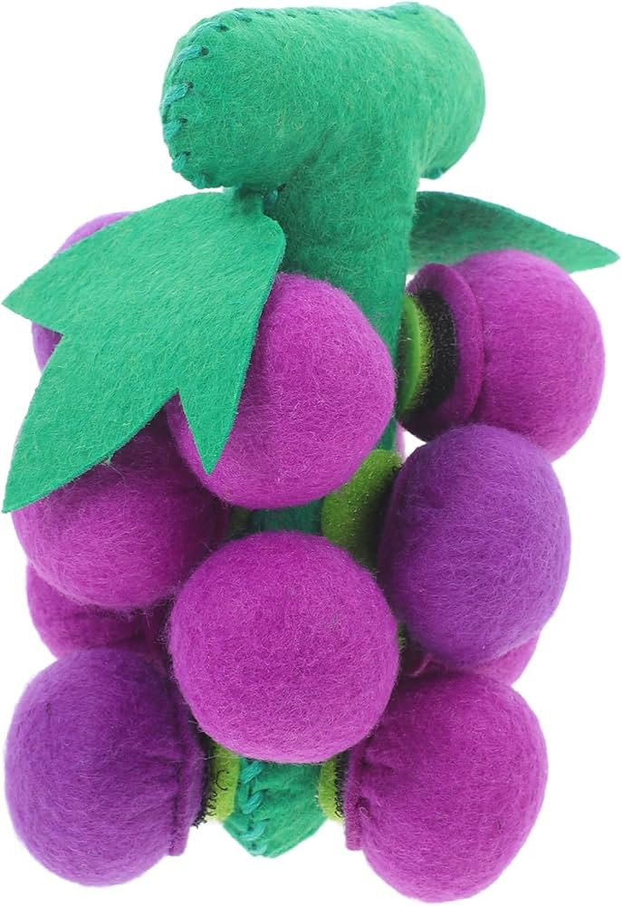 Fruit Toys Set Simulated Grapes Boys and Girls Educational Toys Small Non-Woven Fabric Birthday P... | Amazon (US)