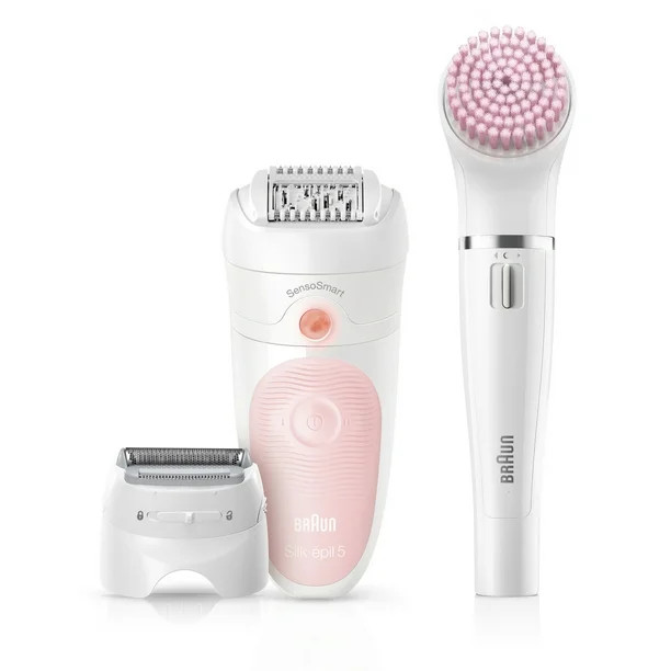 Braun Epilator Silk-epil Beauty Set 55-895 Wet Dry with Cordless | Walmart (US)