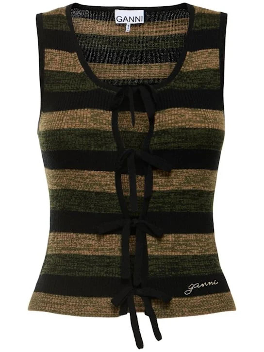 Ribbed wool tank top | Luisaviaroma