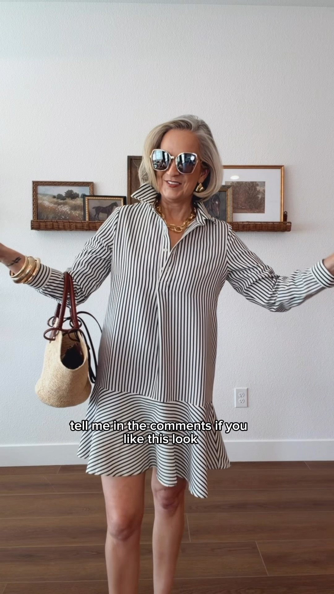 Midlife outfit inspired

Amazon, straw bag, diff sunnies, spring style, elevated casual, over 50,    Shirt dress, striped

#LTKdayinmylife #LTKootd #LTKOver40
