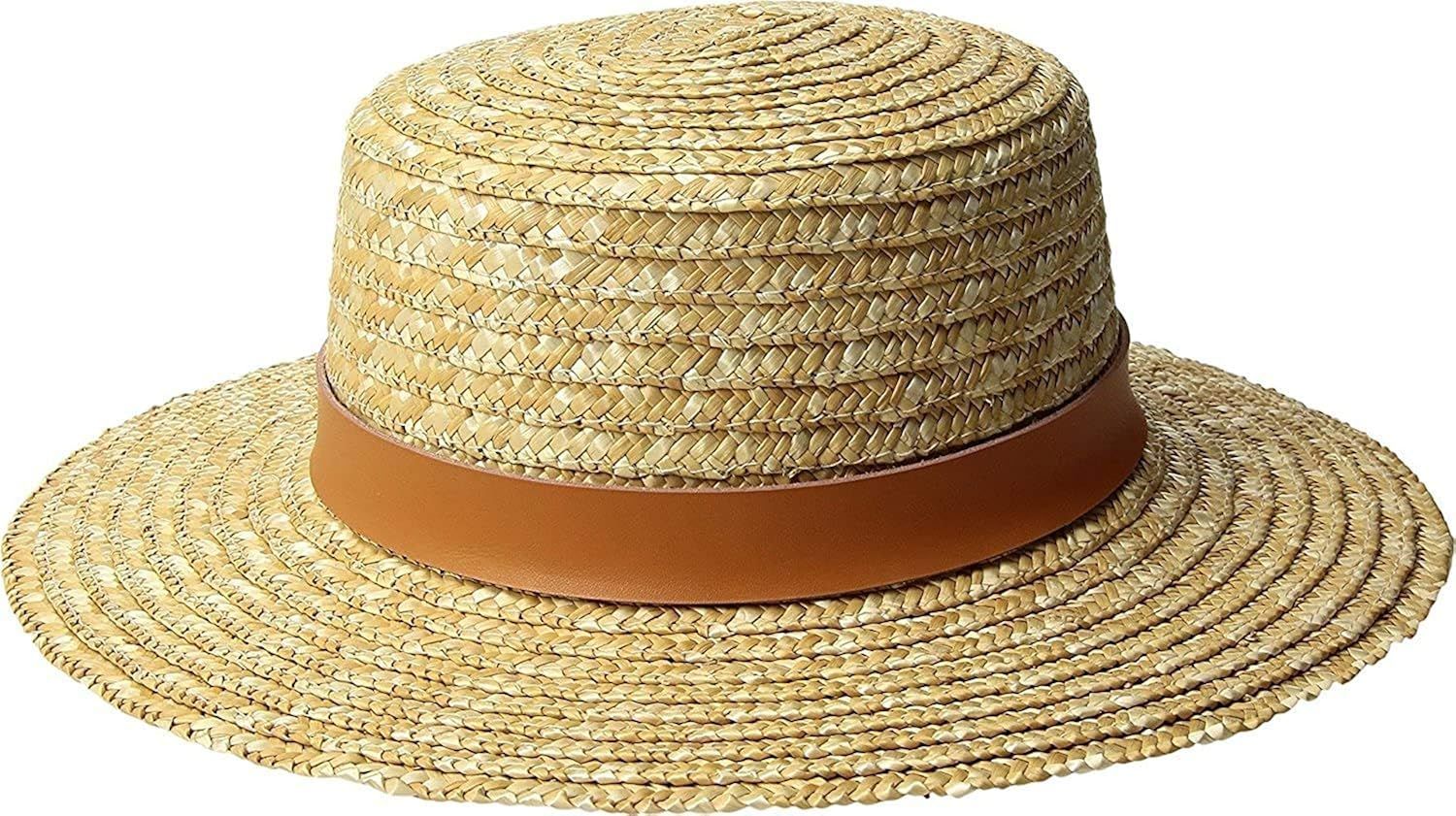 Lack of Color Women's Spencer Terracotta Brimmed Boater Hat | Amazon (US)
