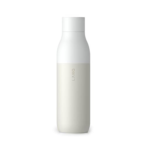 LARQ Bottle Twist Top 25 oz - Insulated Stainless Steel Water Bottle | BPA Free | Reusable Water Bottle for Camping, Office, and Travel | Keep Drinks Cold and Hot, Granite White | Amazon (US)