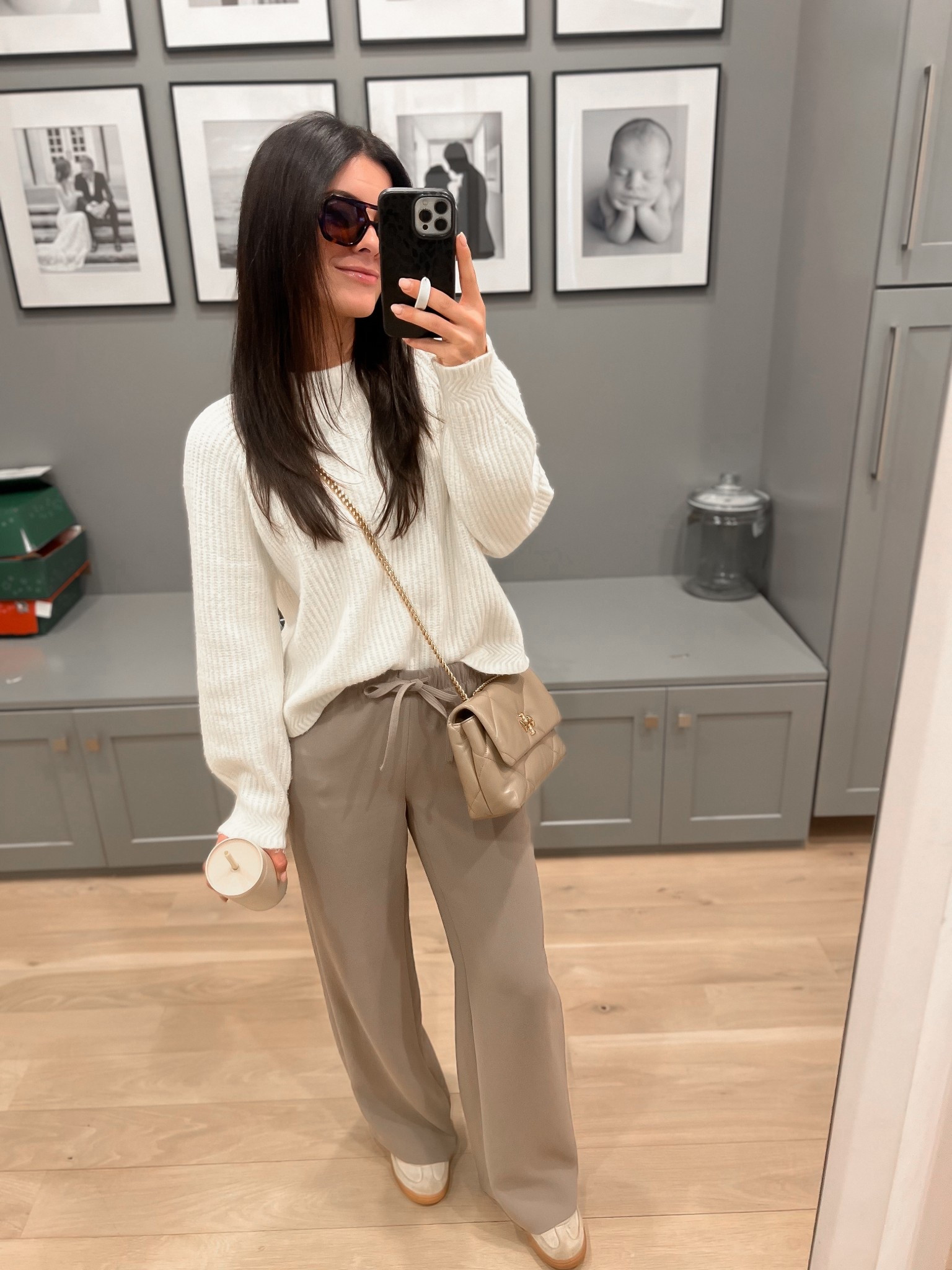 Casual ootd closet staples! I have both in more colors. They’re so good!
M in sweater
XS I pants 

#LTKmomlife #LTKTravel #LTKShoeCrush