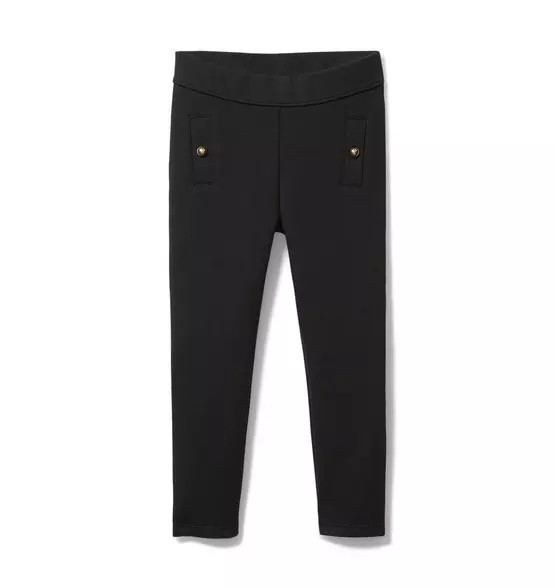 Button Ponte Pant | Janie and Jack