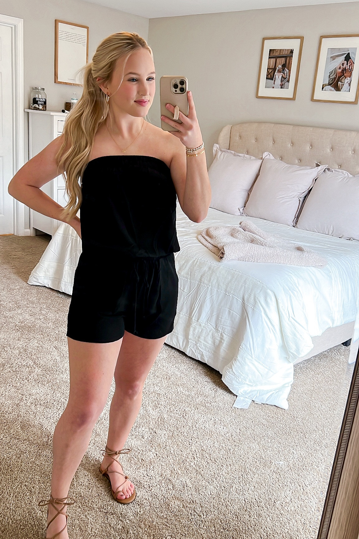 one of those rompers that just makes you feel good🖤

#LTKunder50 #LTKSale #LTKstyletip