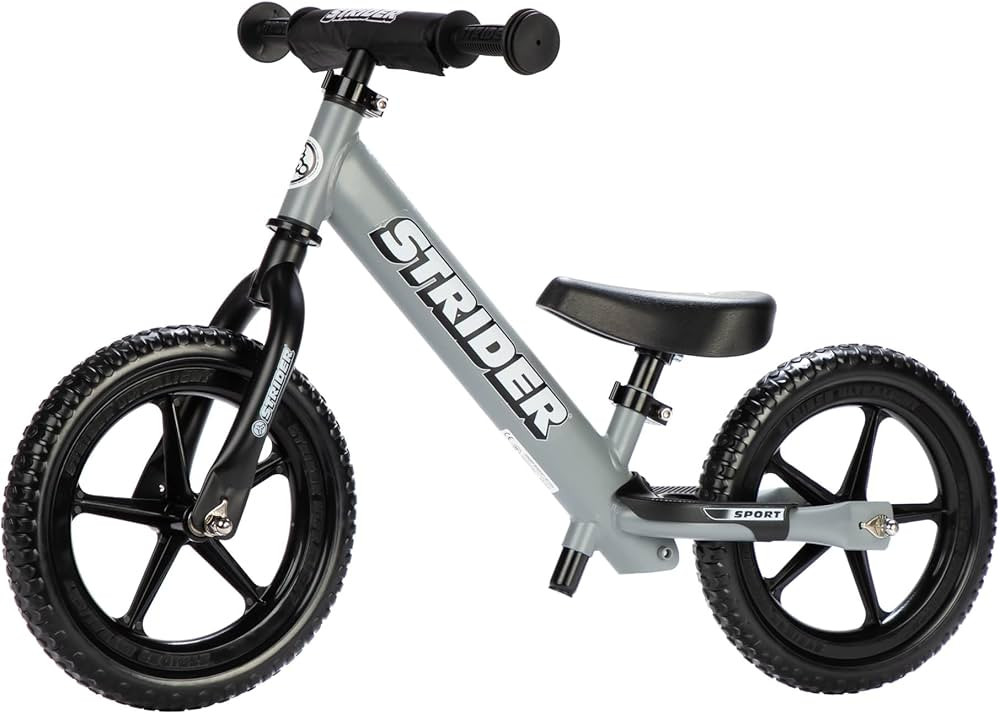 Strider 12” Sport Bike - No Pedal Balance Bicycle for Kids 1 to 4 Years - Includes Safety Pad, ... | Amazon (US)
