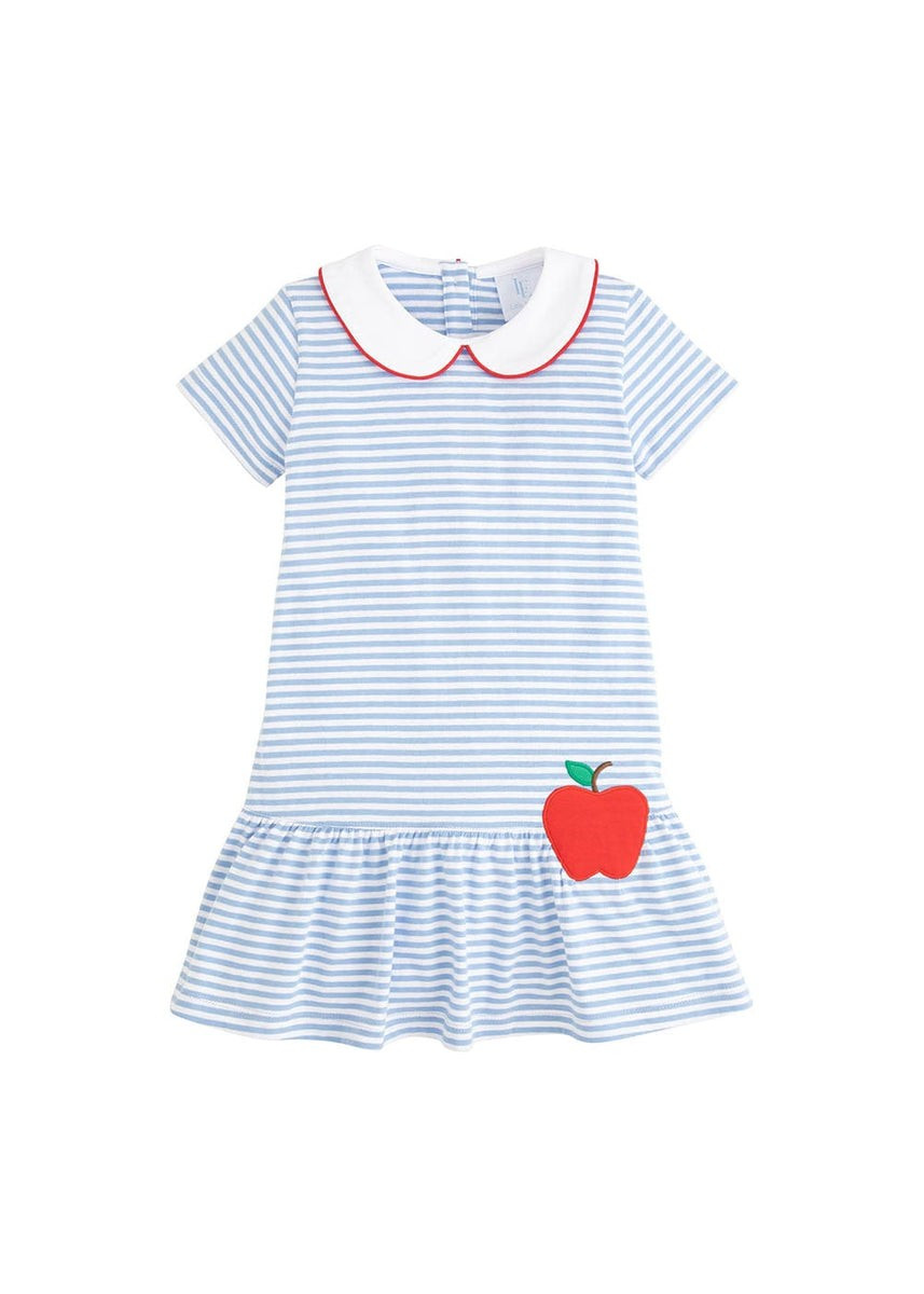 Applique Chanel Dress - Apple | Little English