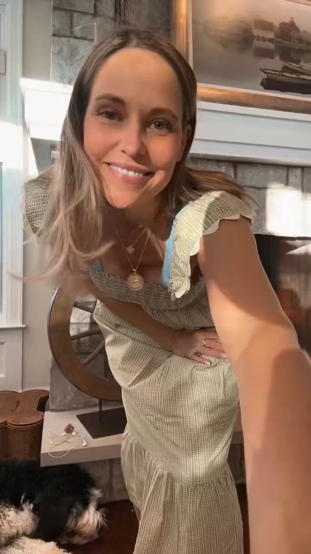 A simple dress that you are going to want for spring and summer. It has the cutest sleeves and such a flattering shape. I paired it with some simple sandals and gold jewelry!

#LTKSeasonal #LTKMidsize #LTKOver40