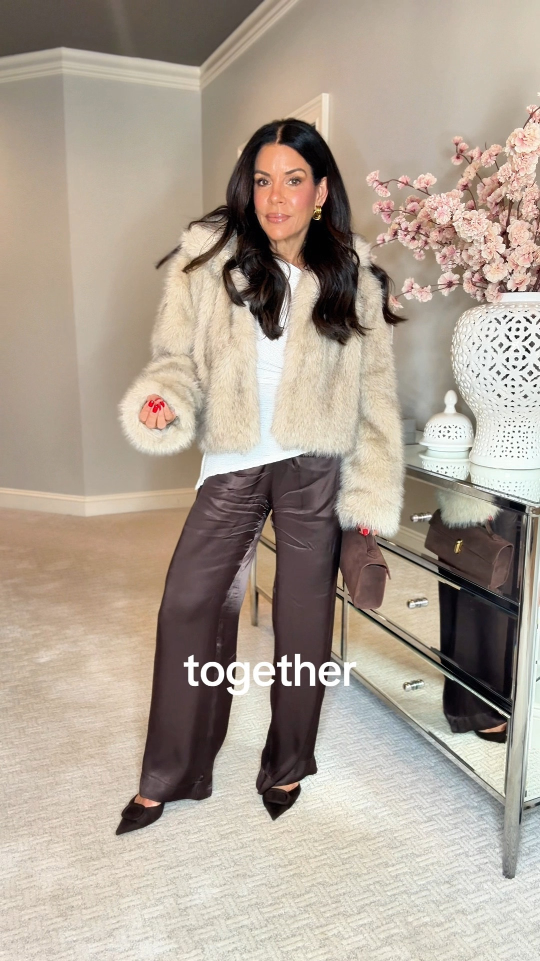 Date Night Outfit Inspo 💫 Easy and effortless 🤎

Top small
Pants smalll

#LTKOver40 #LTKootd