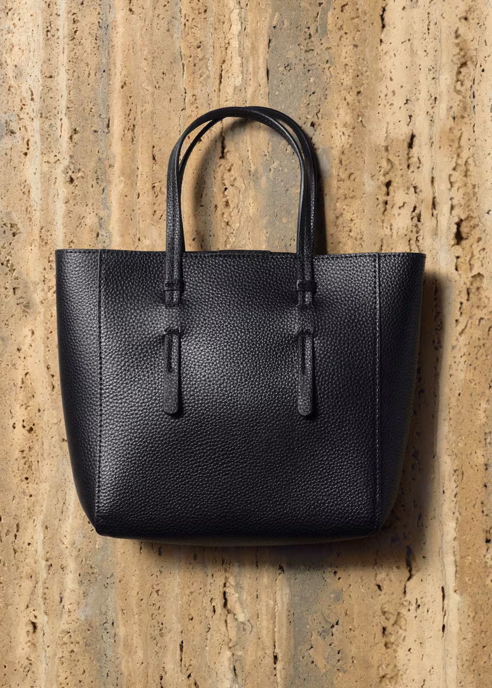 Sac bandoulière anse double -  Femme | Mango France | MANGO (FR)