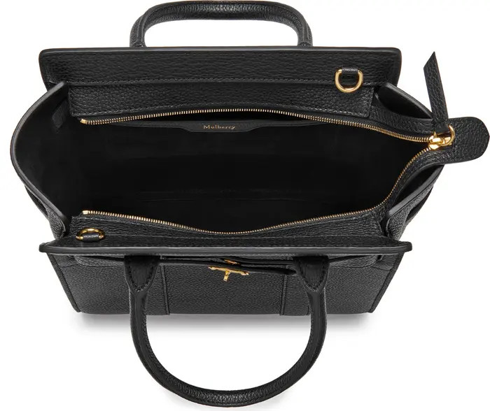 Mulberry Mini Zipped Bayswater Leather Tote | Nordstrom | Nordstrom