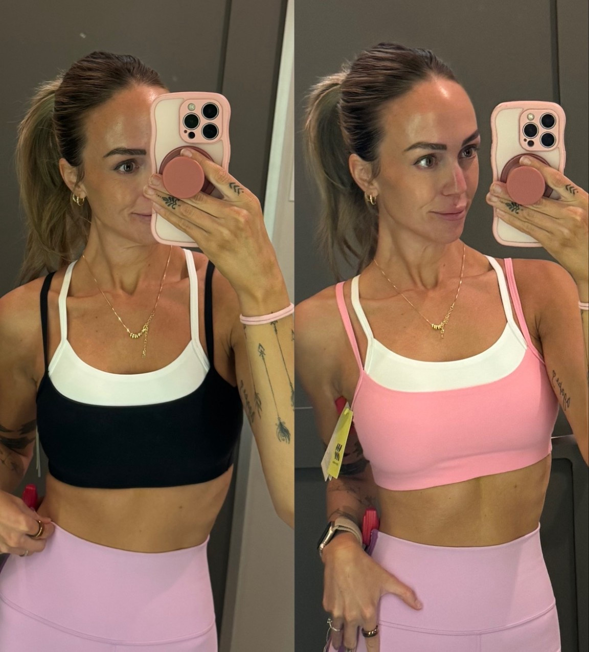 These layered bras are STUNNING😍 I’ve been searching for a layered bra tha wasn’t expensive and these are half the price of others I’ve found. Great quality and so cute! 

#LTKActive #LTKMothersDay #LTKootd