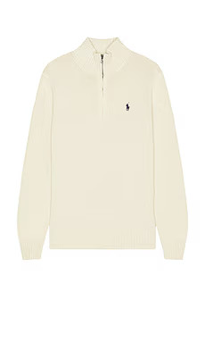 Polo Ralph Lauren Shaker 1/2 Zip Sweater in Andover Cream from Revolve.com | Revolve Clothing (Global)