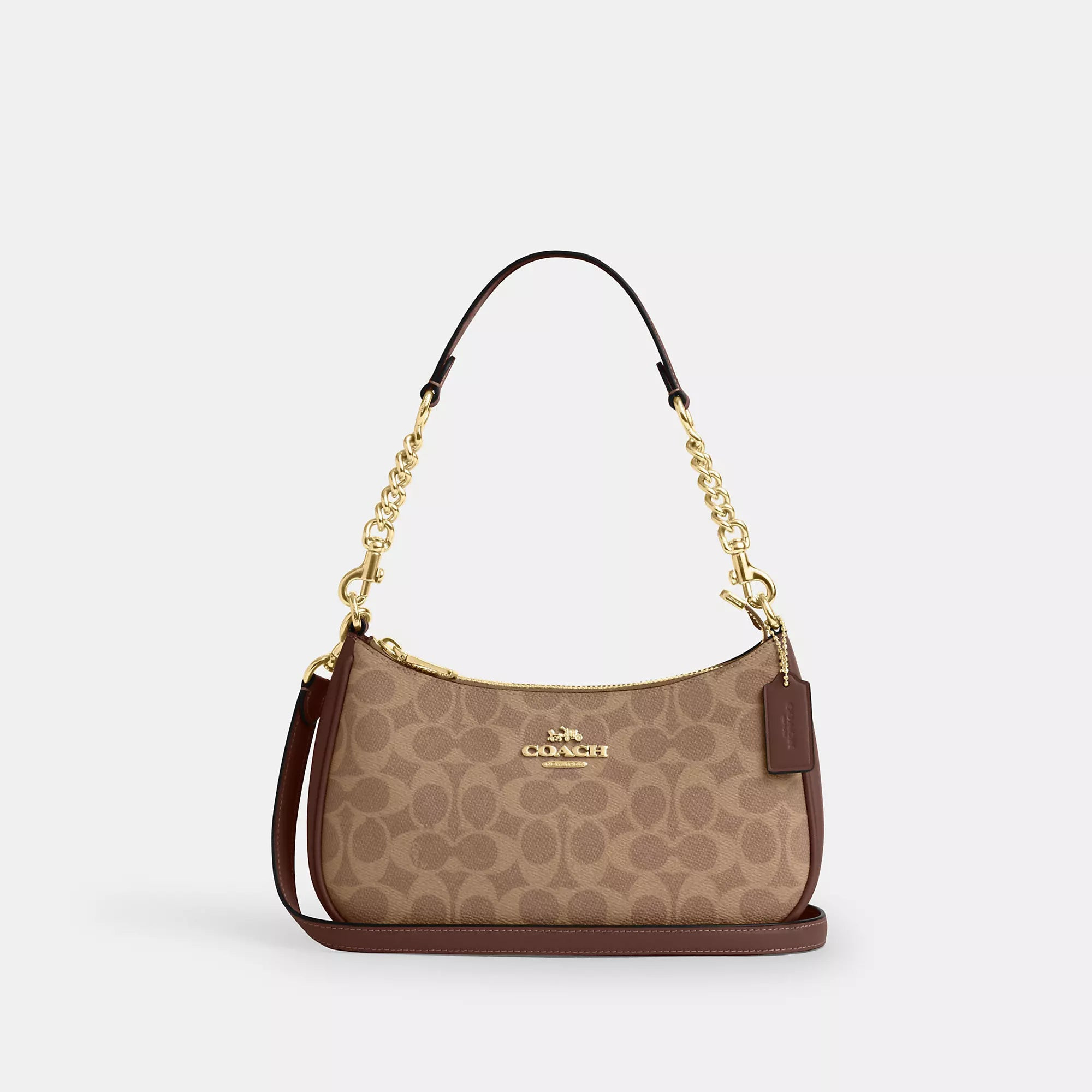 Coach Outlet Teri Shoulder Bag In Signature Canvas | Shop Simon