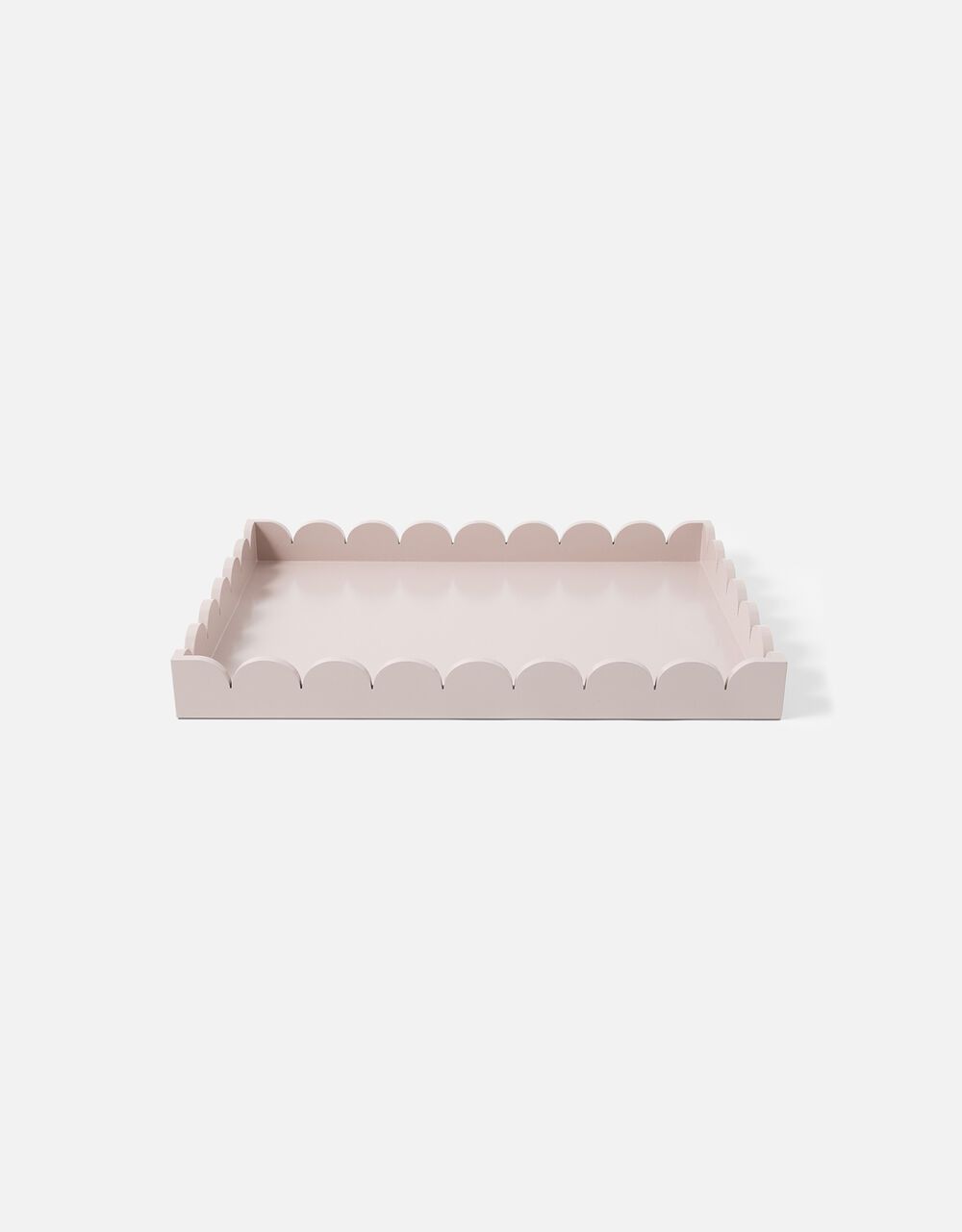Wood Scallop Tray Pink | Accessorize (Global)