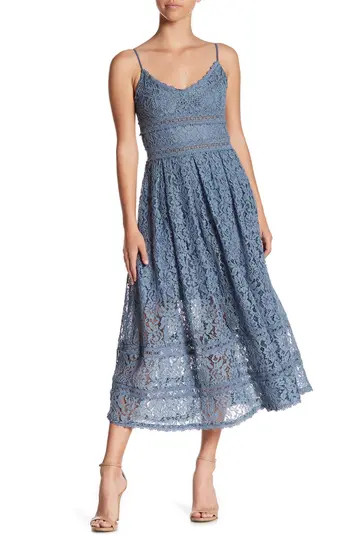 NSR | Sleeveless Lace Midi Dress | Nordstrom Rack | Nordstrom Rack