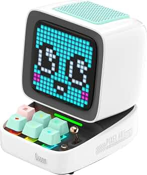 Divoom Ditoo Pixel Art Gaming Portable Bluetooth Speaker with App Controlled 16X16 LED Front Pane... | Amazon (US)