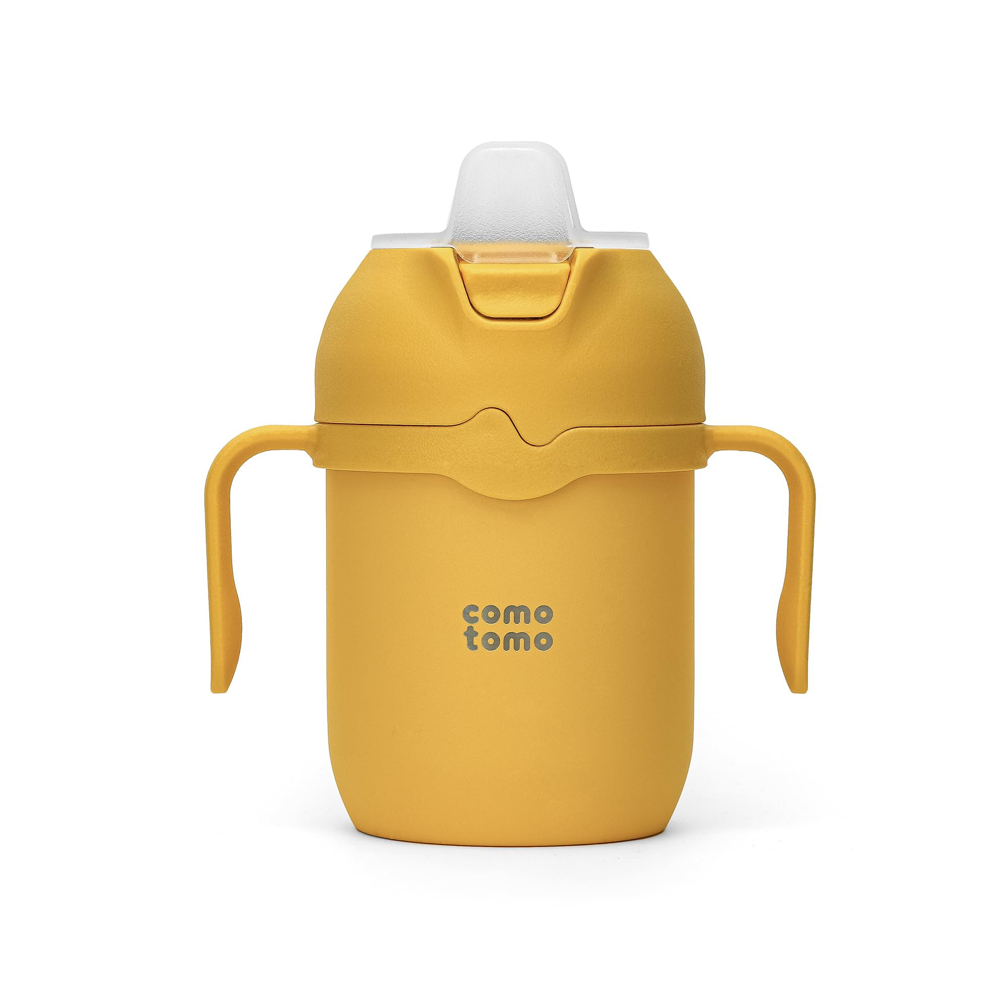 Comotomo Toddler Tumbler 8oz Insulated Sippy Cup with Silicone Straw and Spout, Yellow (Yellow) | Amazon (US)