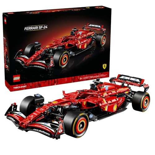 LEGO Technic Ferrari SF-24 F1 Model Car Kit - Building Set for Adults, Ages 18+ with Realistic Features - Gift for Birthdays - Gift for Christmas - 42207 | Amazon (US)