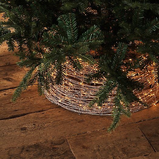 Stargazer LED Rattan Vine Tree Skirt | Terrain