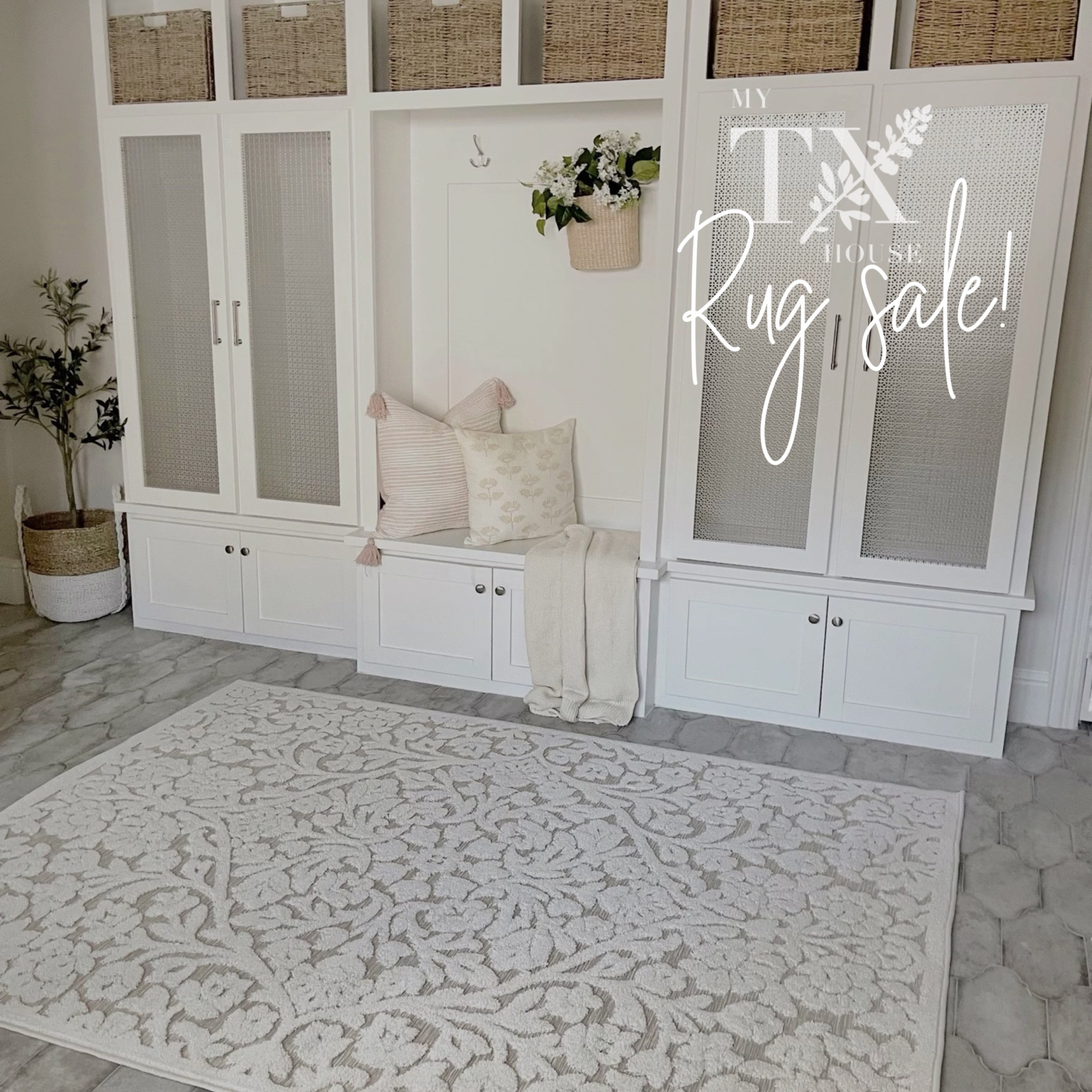 The Rosalie rug is on sale 20% off! This one can be power washed.! 

#LTKFind #LTKhome #LTKsalealert