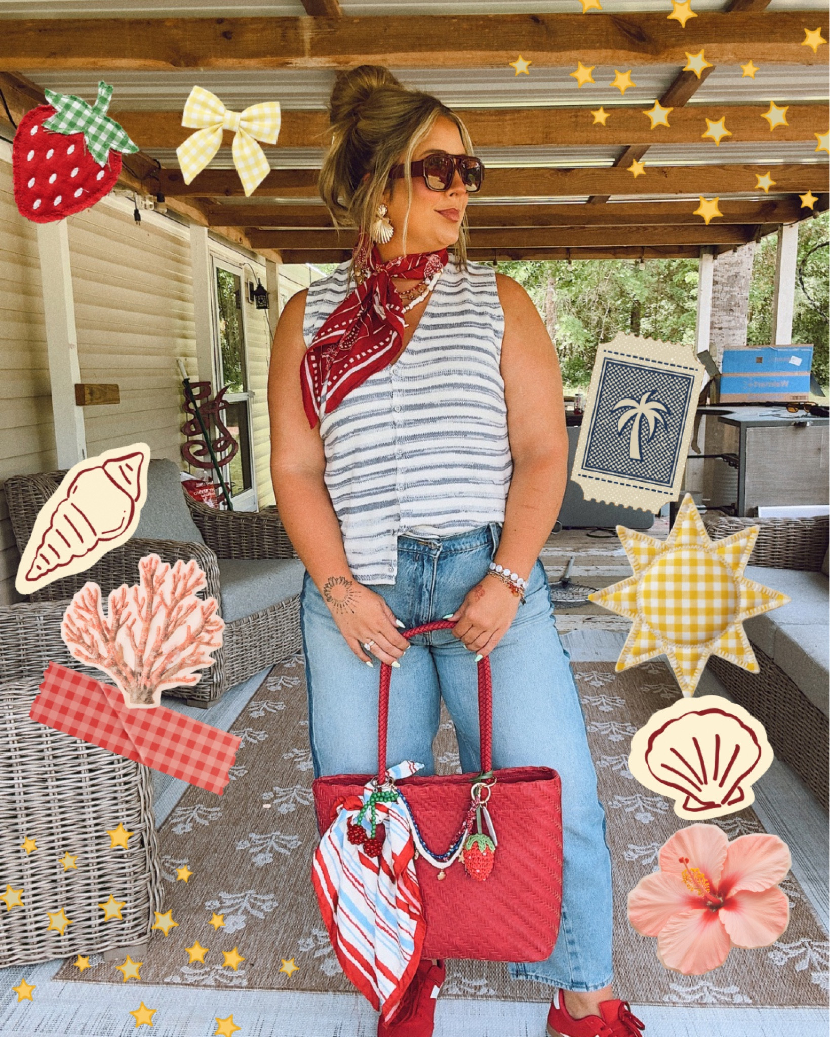Sunday OOTD 🦞🐚🌞🌺

#LTKPlusSize #LTKootd #LTKMidsize