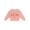 Modern Moments by Gerber Baby Girl Sibling Matching Sweater, Sizes 0/3 Months - 24 Months | Walmart (US)