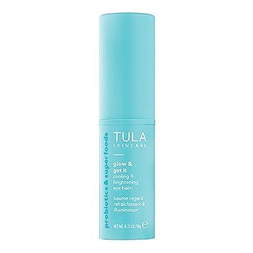 TULA Skin Care Glow & Get It Cooling & Brightening Eye Balm | Dark Circle Under Eye Treatment, In... | Amazon (US)