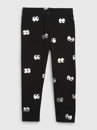 Toddler Organic Cotton Halloween Eye Leggings | Gap (US)
