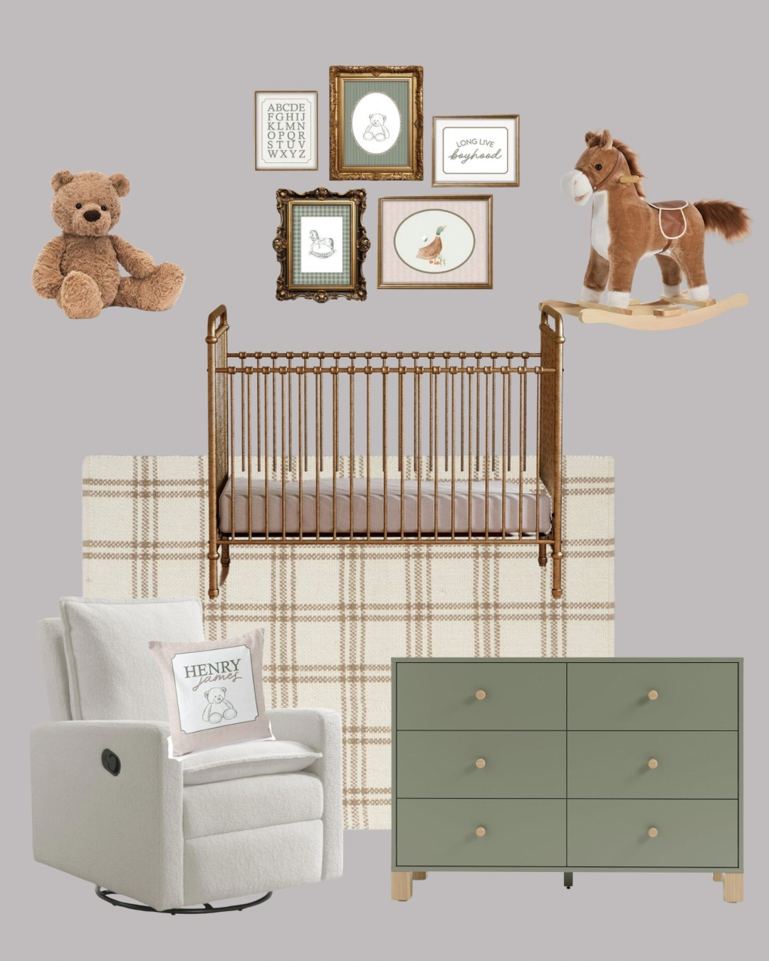 Baby boy nursery idea! All things boy- ducks, horses, bears! 

#LTKHome #LTKKids #LTKBaby