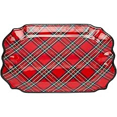 Two's Company Tartan Traditions Melamine Platter | Amazon (US)