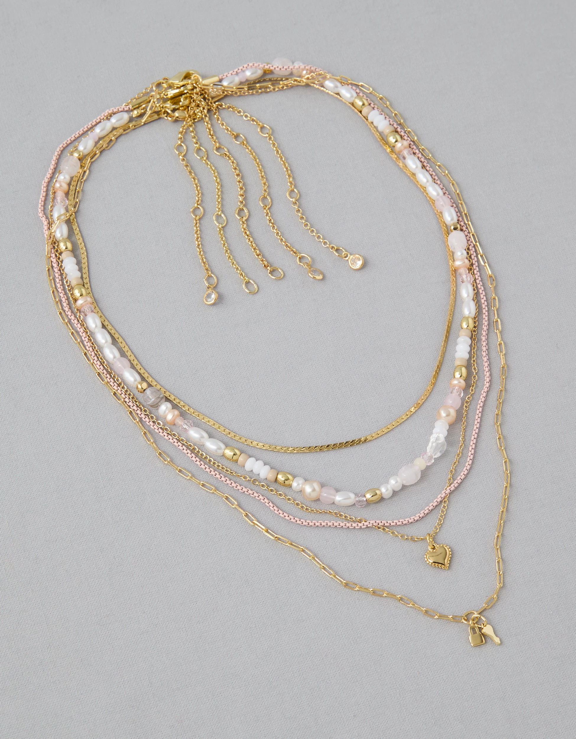 AEO Lock & Key Necklace | American Eagle Outfitters (US & CA)